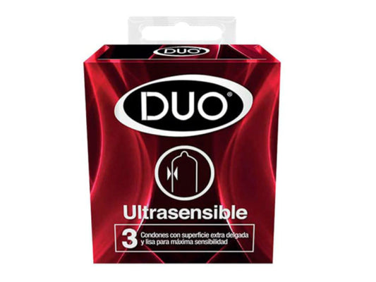 PRESERVATIVO DUO (RECK) ULTRASENSIBLE X 3 UNDS