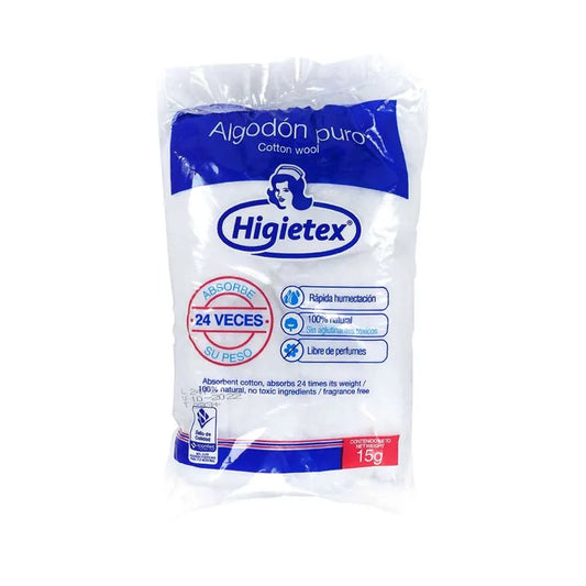 ALGODÓN (HIGIETEX) 15 GR
