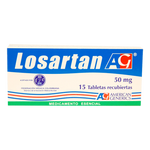 LOSARTAN (A.G) 50 MG X 15 TAB