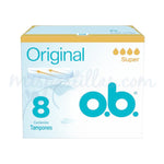 TAMPONES O.B (JOHNSON) SUPER  X 8 UNIDADES