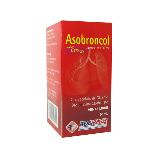 ASOBRONCOL CEREZA (ROCIPHAR) GUAYA+DEXTROME JBE X 120 ML