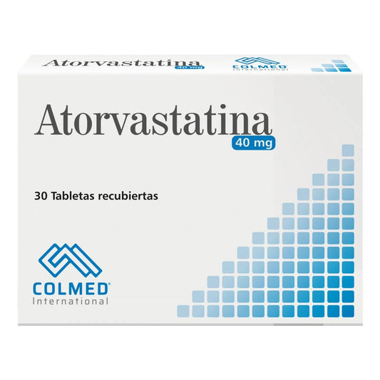 ATORVASTATINA (COLMED) 40 MG X 30 TAB