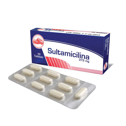 SULTAMICILINA (COAS) 375MG X 10 TAB
