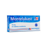 MONTELUKAST (A.G) 10MG X 10 TAB MASTICABLES