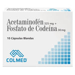 ACETAMINOFEN 325MG + CODEINA 30 MG (COLMED) X 10 CAPSULAS BLANDAS
