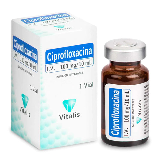 CIPROFLOXACINA (VT) 100MG/10ML X 1 AMP