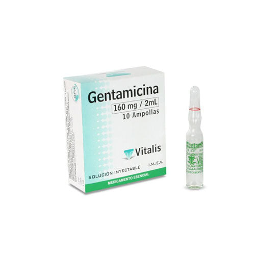 GENTAMICINA (VT) 160 MG X 10 AMPOLLA
