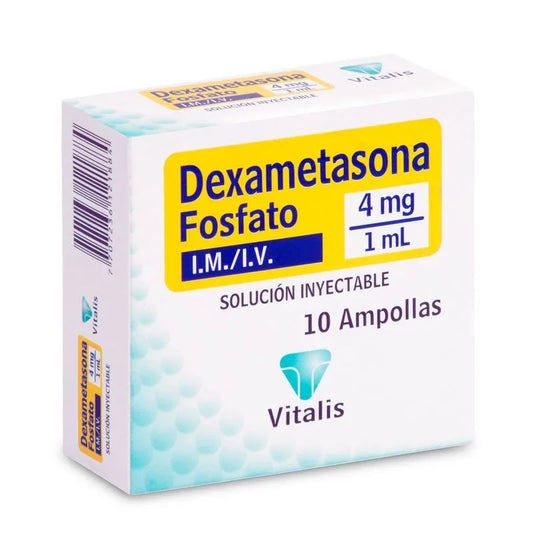 DEXAMETASONA (VITALIS) 4 MG X 10 AMP
