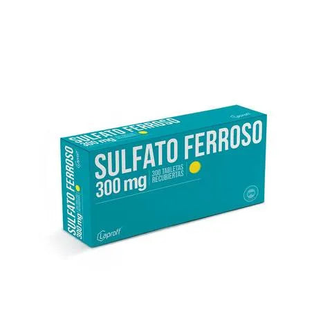 SULFATO FERROSO TABLETAS (LPFF) 300 MG X 300 TAB