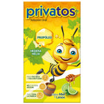 PRIVATOS (LAFRAN) HEDERA HELIX  SABOR MIEL Y LIMON FRASCO X 120ML