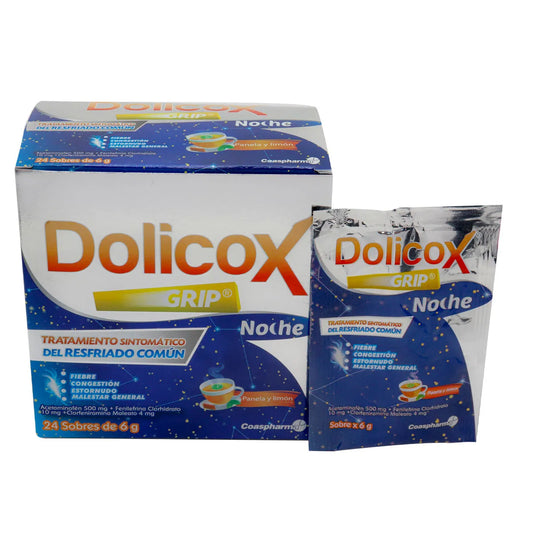 DOLICOX GRIP NOCHE (BRAND) CAJA X 24 SOBRES