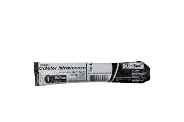 CATETER INTRAVENOSO (ALFA) GRIS 16G X 32 MM