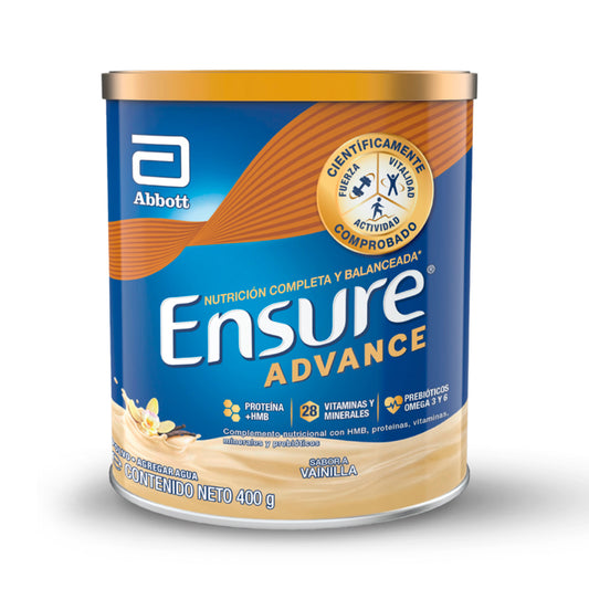 ENSURE ADVANCE VAINILLA (ABBOT) X 400 GR