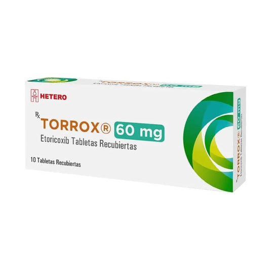 TORROX (HETERO) ETORICOXIB 60 MG X 10 TABLETAS