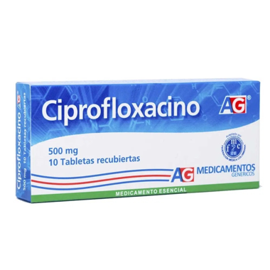 CIPROFLOXACINO (A.G) 500 MG X 10 TAB