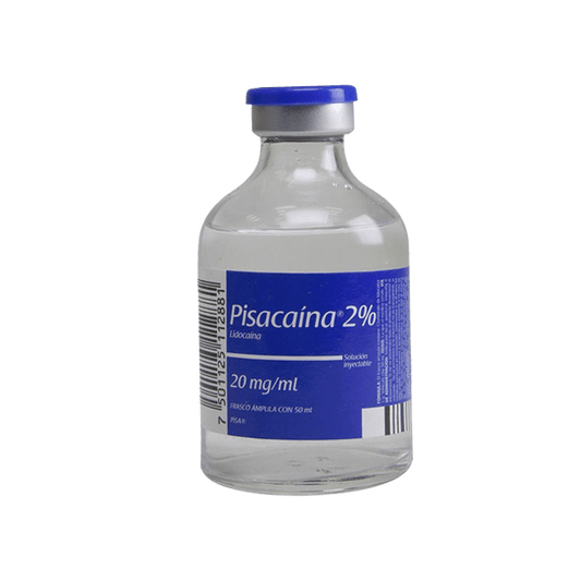 LIDOCAINA CLORHIDRATO (PISA) 2% 50ML AMP