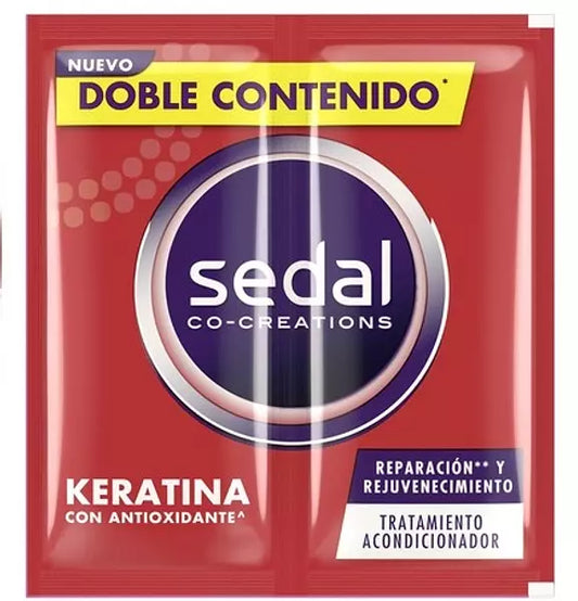 ACONDICIONADOR SEDAL KERATINA (LEVER) X 12 SOBRES DOBLES