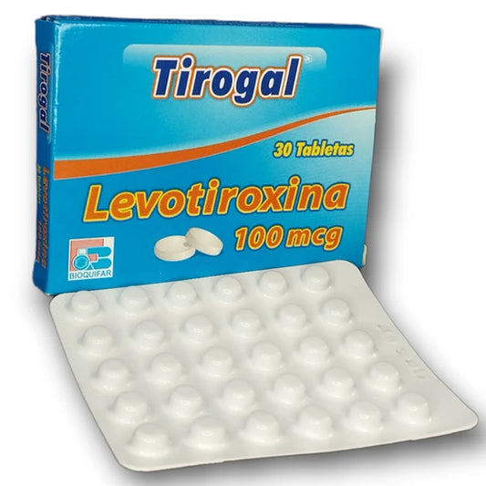 TIROGAL (LABQ) LEVOTIROXINA 100MCG X 30 TAB