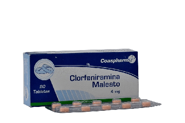 CLORFENIRAMINA (COAS) 4 MG X 20 TAB