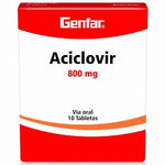 ACICLOVIR (GF) 800 MG X 10 TABLETAS