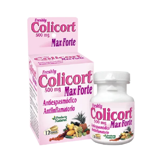 COLICORT MAX FORTE (FRESHLY) 500 MG  X 12 CAP
