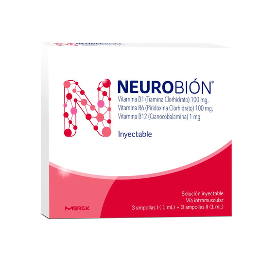 NEUROBION (MERCK) VIT B1-B6-B12 X 3+3  1 ML AMP