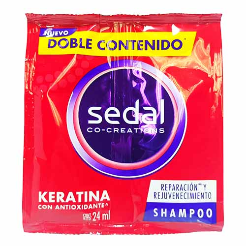 SHAMPOO KERATINA (SEDAL) RISTRA X 12 SOBRES DOBLES