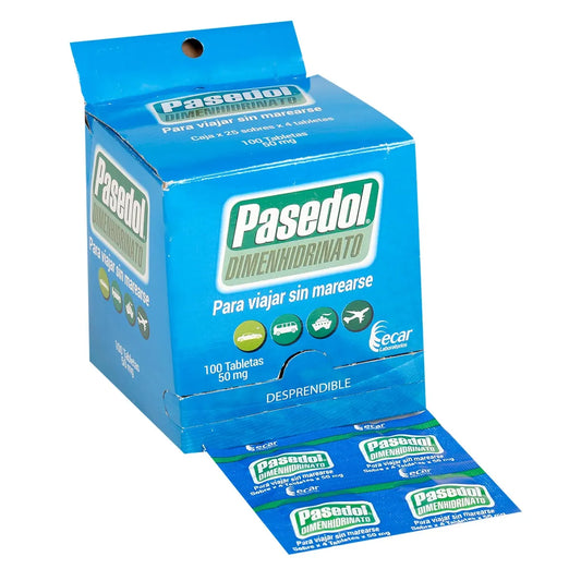 PASEDOL (ECAR) DIMENHIDRINATO 50 MG X 100 TAB