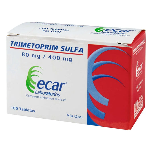 TRIMETOPRIM SULFA (ECAR) 80 MG/ 400 MG X 100 TAB