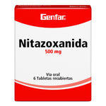 NITAZOXANIDA (GF) 500 MG X 6 TABLETAS RECUBIERTAS