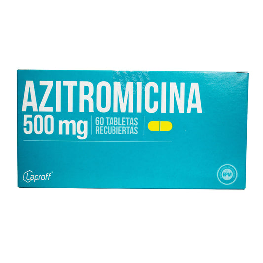 AZITROMICINA (LPFF) 500 MG X 60 TAB