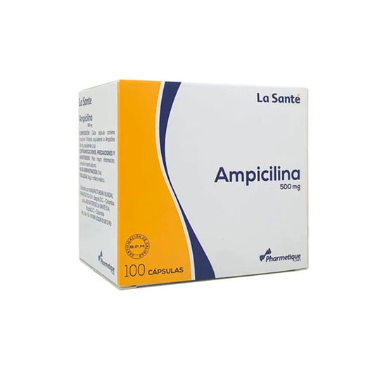 AMPICILINA 500 MG (LSAN) X 100 TABLETAS