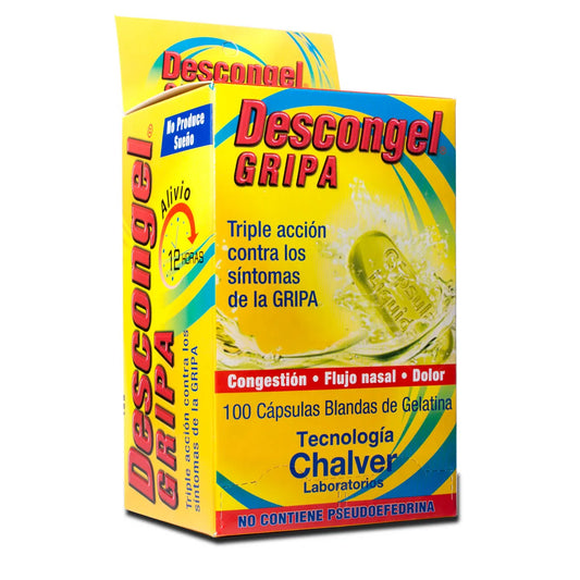 DESCONGEL GRIPA X 100 CAP
