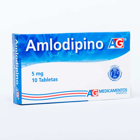 AMLODIPINO (A.G) 5 MG X 10 TAB