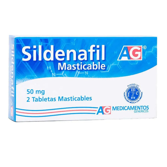 SILDENAFIL (A.G) MASTICABLE 50 MG X 2 TAB