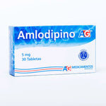 AMLODIPINO (A.G) 5 MG X 30 TABLETAS