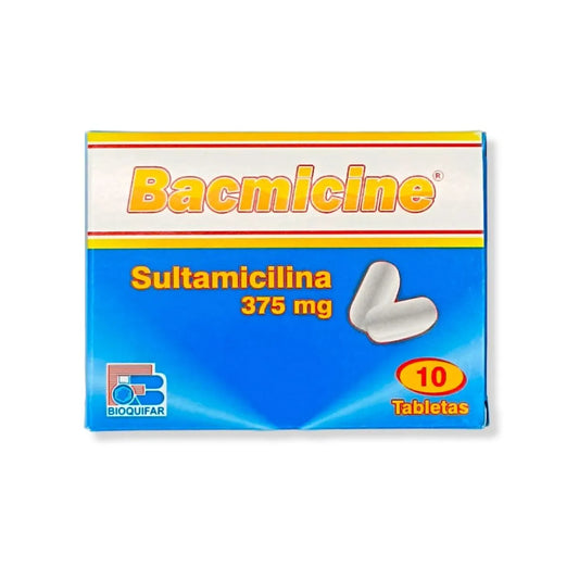 BACMICINE (LABQ) SULTAMICILINA 375 MG X 10 TAB