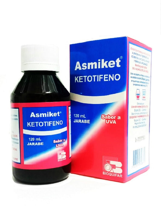 ASMIKET (LABQ) KETOTIFENO 20 MG JBE X 120 ML