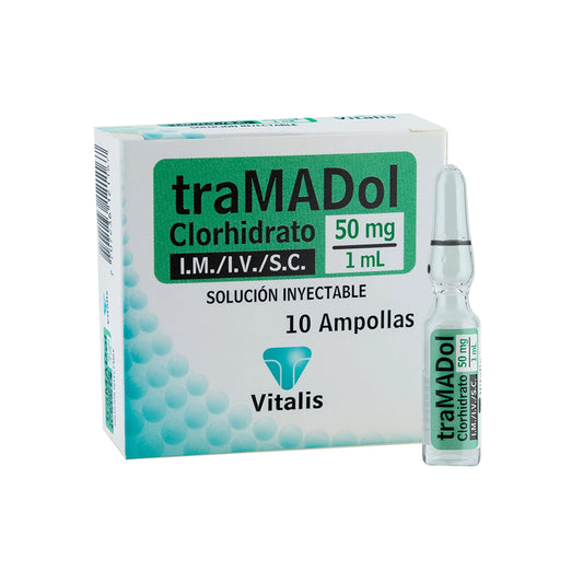 TRAMADOL 50 MG/1 ML (VT) X 10 AMP