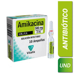 AMIKACINA (VT)  500 MG/2ML X 1 AMP