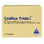 CEDFOX (TRIDEX) CIPROFLOXACINO 500 MG X 10 TAB