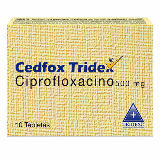 CEDFOX (TRIDEX) CIPROFLOXACINO 500 MG X 10 TAB