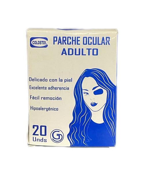 PARCHE OCULAR (COLOSTOL) ADULTO X 20 UN.