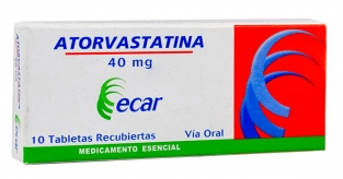 ATORVASTATINA (ECAR) 40 MG X 10 TAB