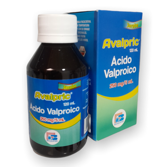 AVALPRIC (LABQ) ACIDO VALPORICO 250MG/5ML JBE X 120 ML