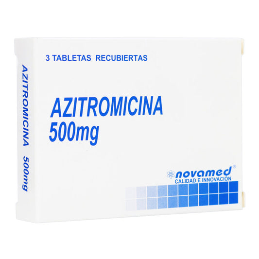AZITROMICINA (NOVA) 500 MG X 3 TABLETAS
