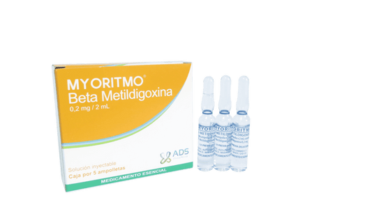 BETAMETILDIGOXINA 0.2MG/2ML AMP CJ*5 (MYORITMO) ADS PHARMA
