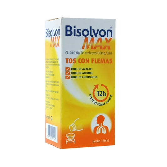 BISOLVON MAX(SANOFI) JBE X 120 ML TOS CON FLEMAS