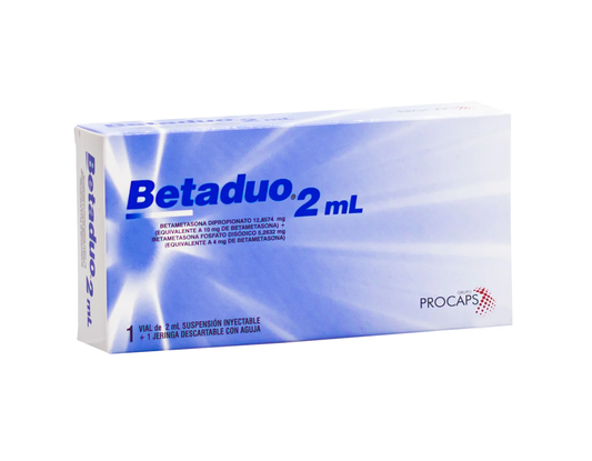 BETADUO BETAMETASONA (PROCAPS) 2ML X 1 AMPOLLA PRELLENADA