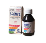 BROMYL (FS) BROM CLORHIDRATO 0,08G + GUAIFENESINA 2G X 120 ML
